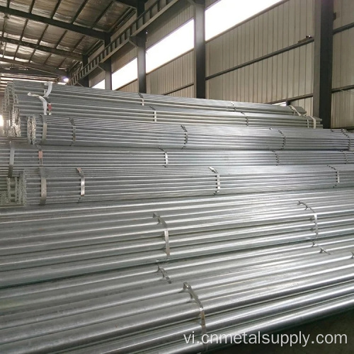 Nóng Dipped GI mạ kẽm ống liền mạch ống
